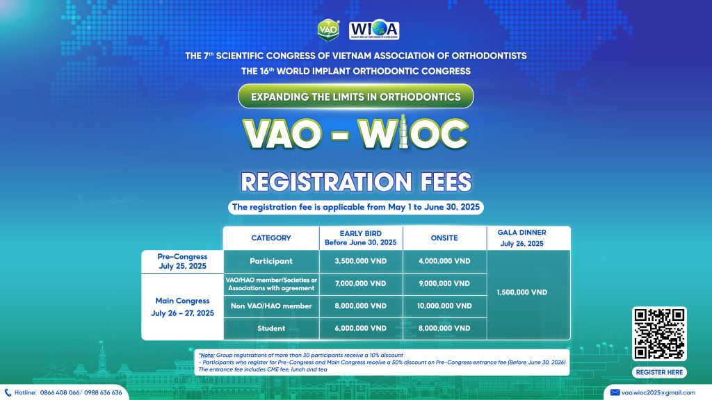 registration fee VAO-WIOC 2025