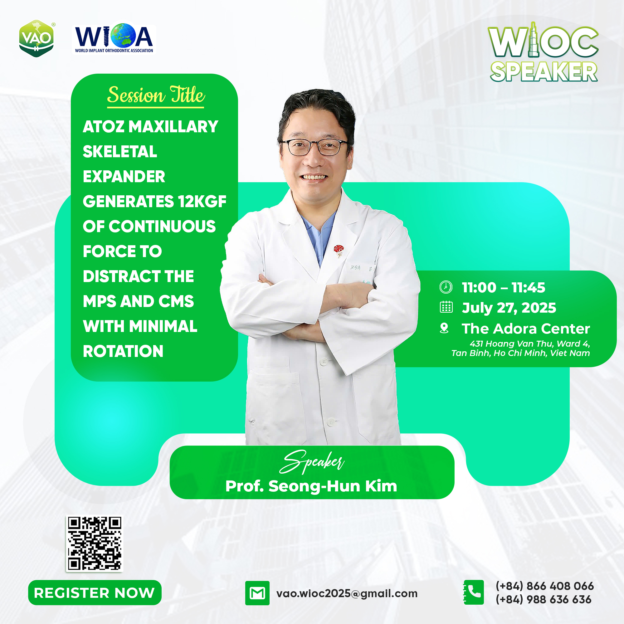Prof. Seong Hun Kim at VAO-WIOC 2025