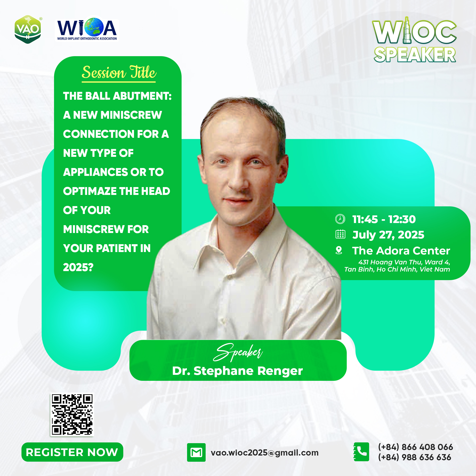 Dr. Stephane Renger VAO-WIOC 2025