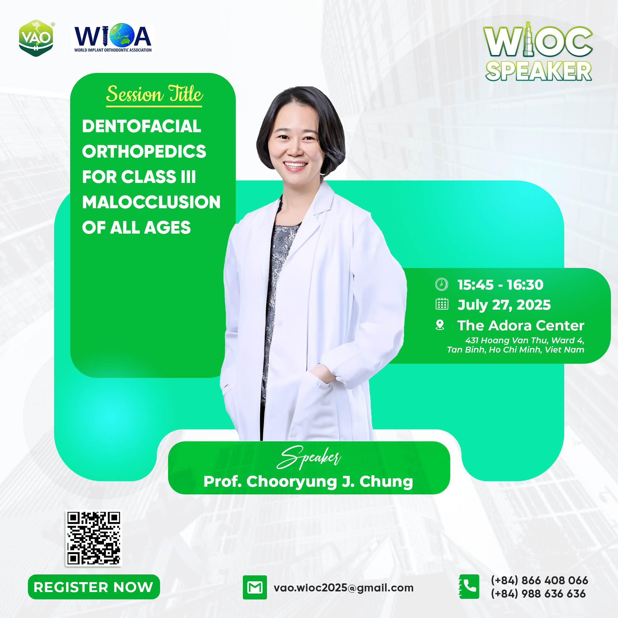 Prof. Chooryung J. Chung VAO-WIOC 2025
